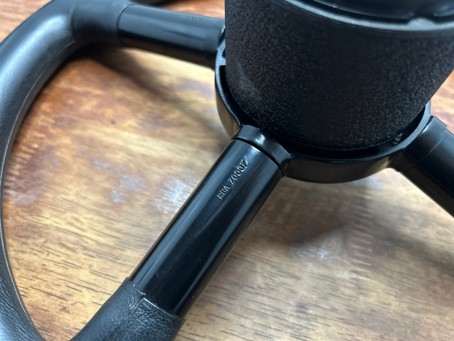 Momo Design By F.A Porsche Leather Steering Wheel - Black