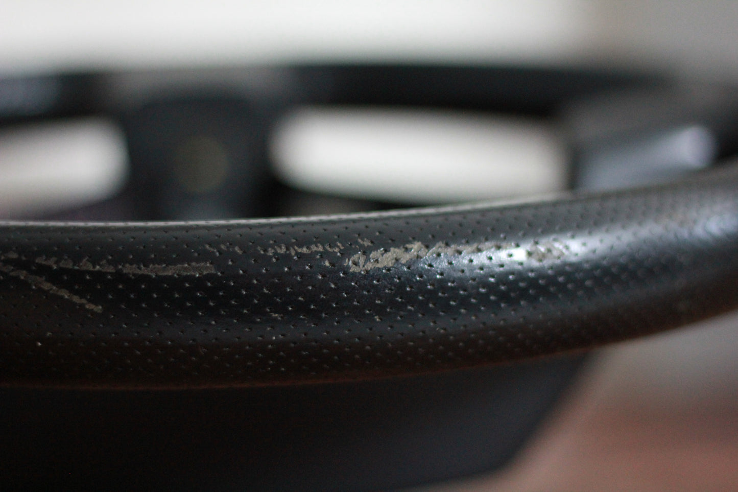 GDA / BL5 WRX MOMO Leather Steering Wheel - Black