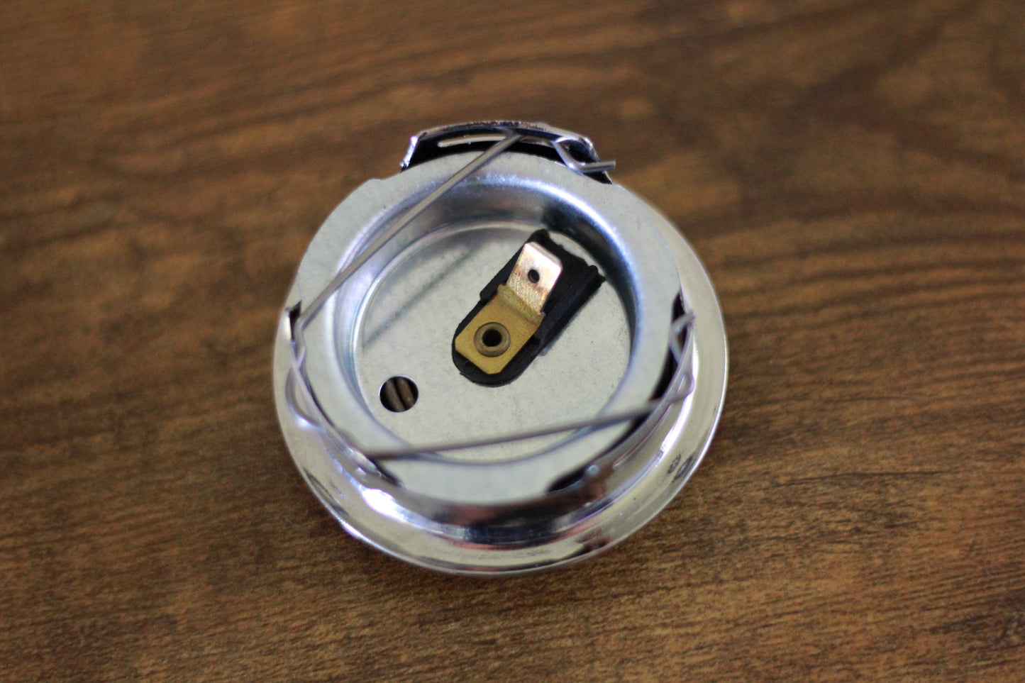 Nardi FET Deep Corn Suede Steering Wheel Horn Button 365mm - Black / Red Stitch