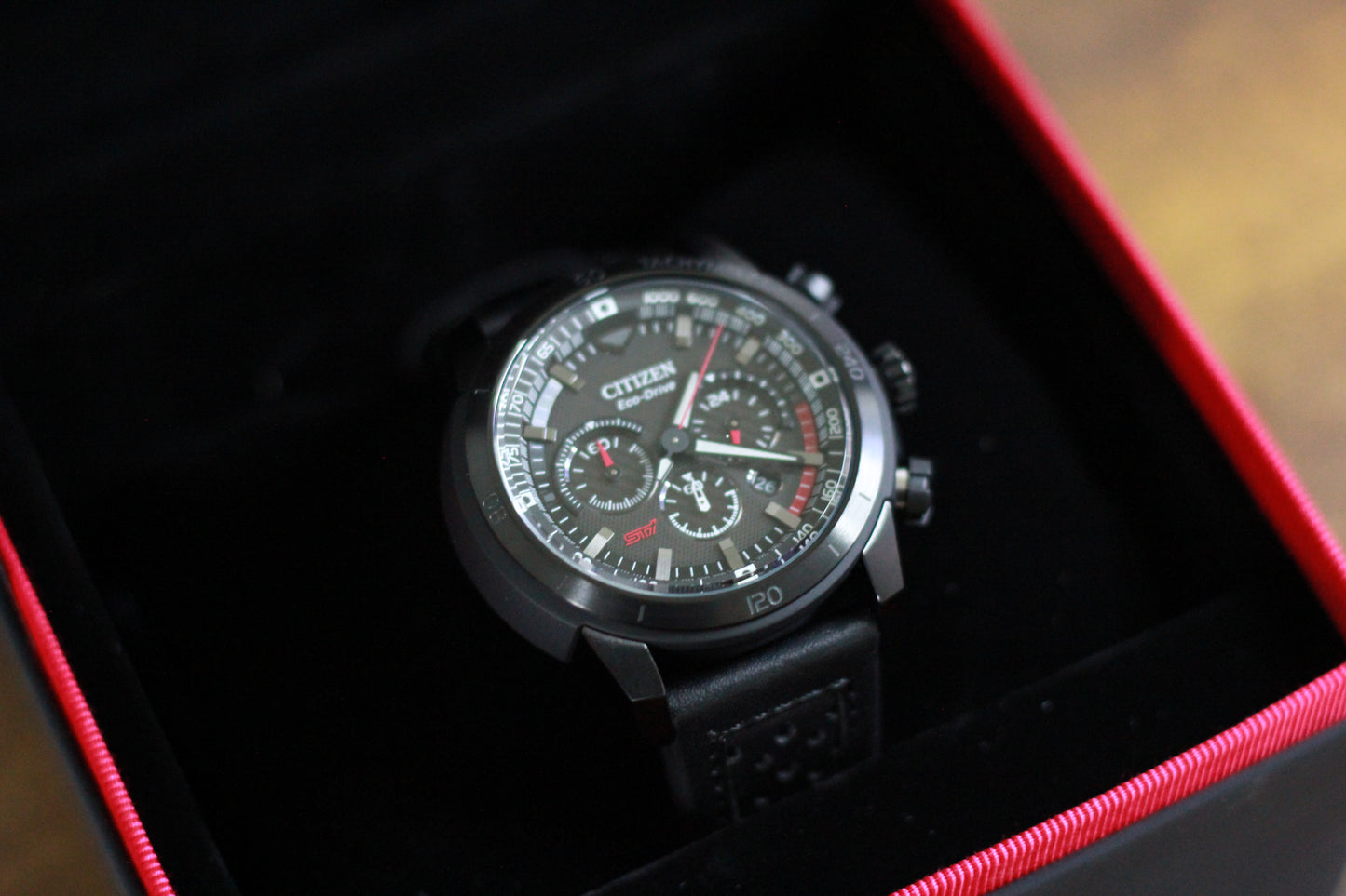 Citizen Eco-Drive X Subaru STi Sports Chronograph 2026 Limited Edition STSG26100010