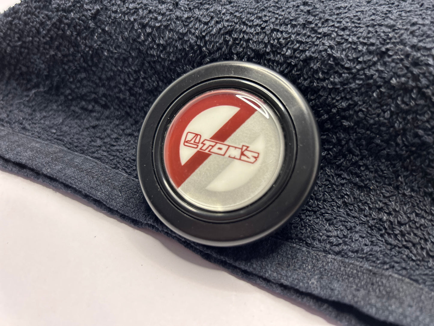 TOM’s Engineering for Toyota Horn Button - White / Red