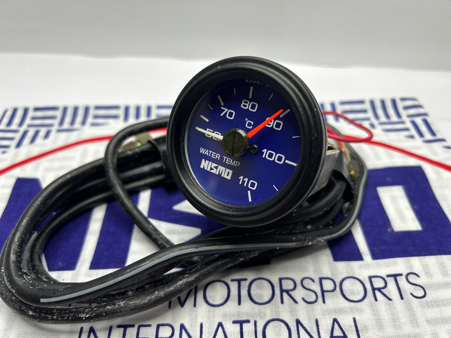 Nismo Old Logo 52mm Water Temperature Gauge - Purple Face