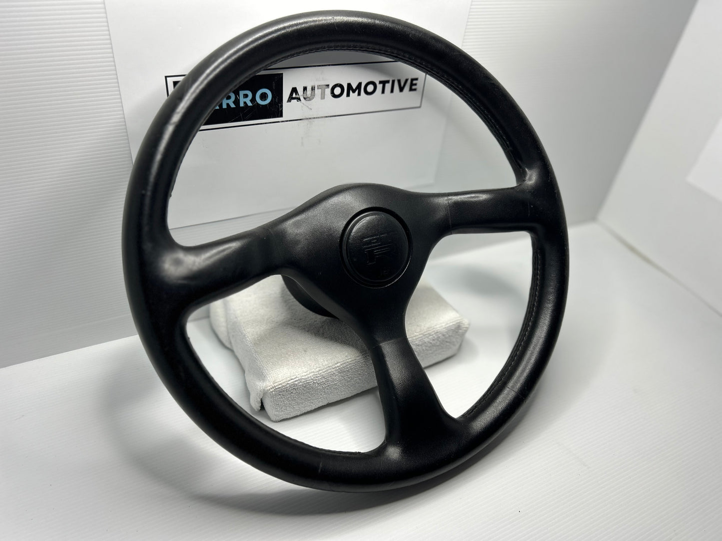 Nissan Skyline R32 GT-R Series 1 Leather Steering Wheel - Black