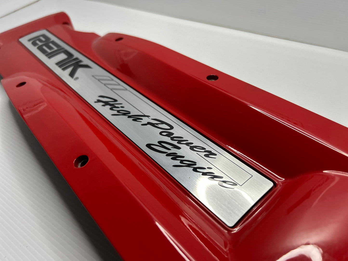RB26dett Coil Cover With Reinik Ornament - Gloss Red