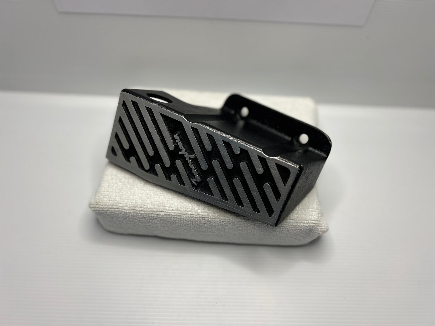 R32 Tommykaira Footrest Dead Pedal - Black Alloy