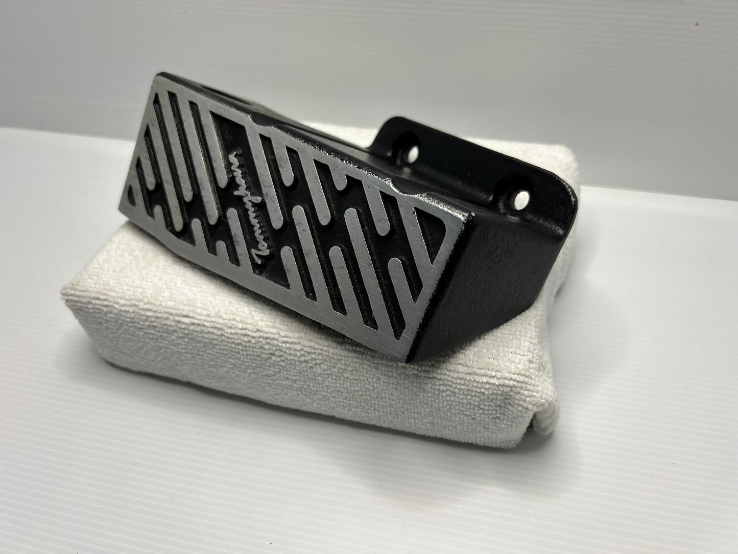 R32 Tommykaira Footrest Dead Pedal - Black Alloy