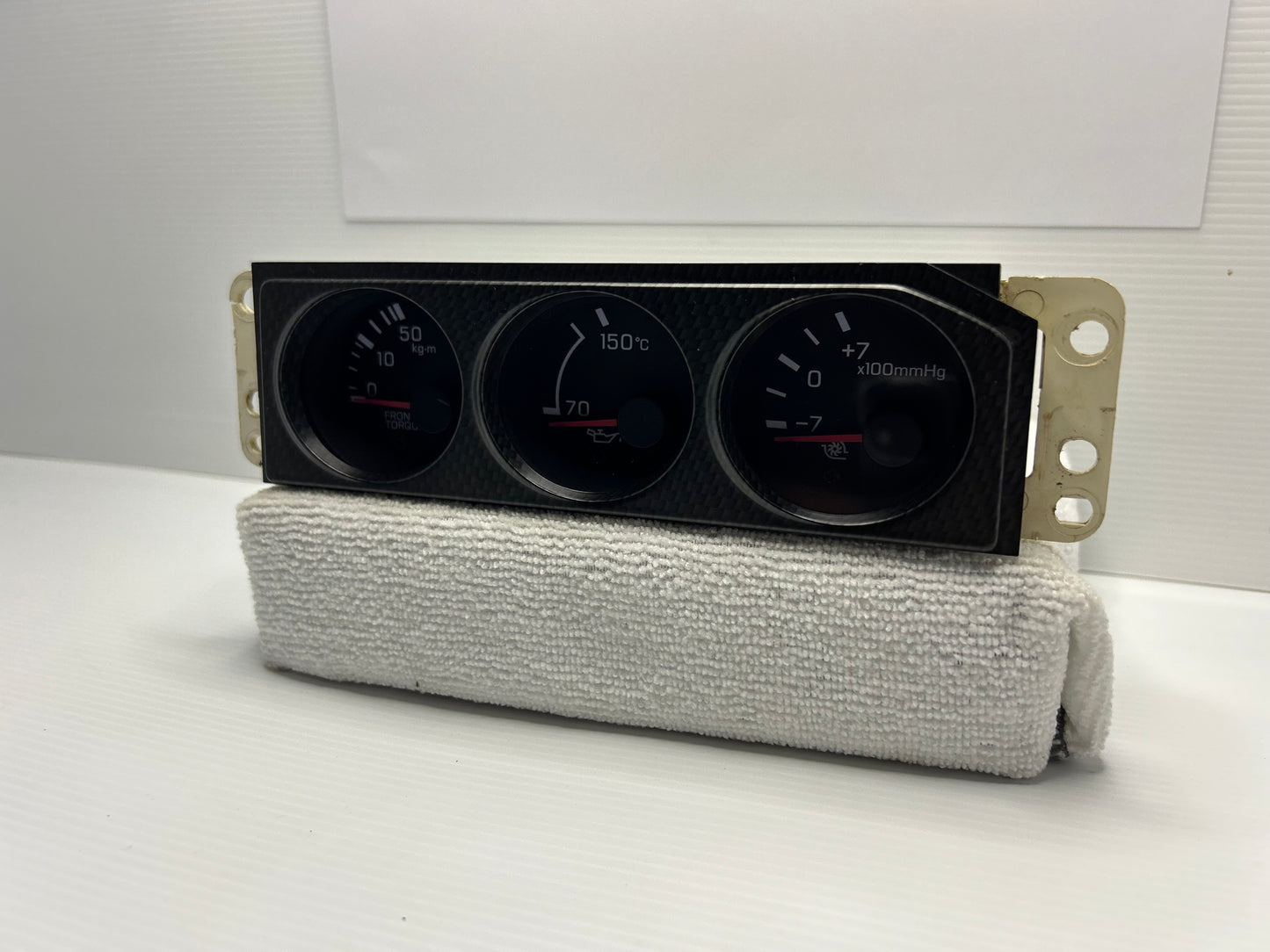 OEM Nissan Skyline R33 GT-R Triple Gauge Cluster