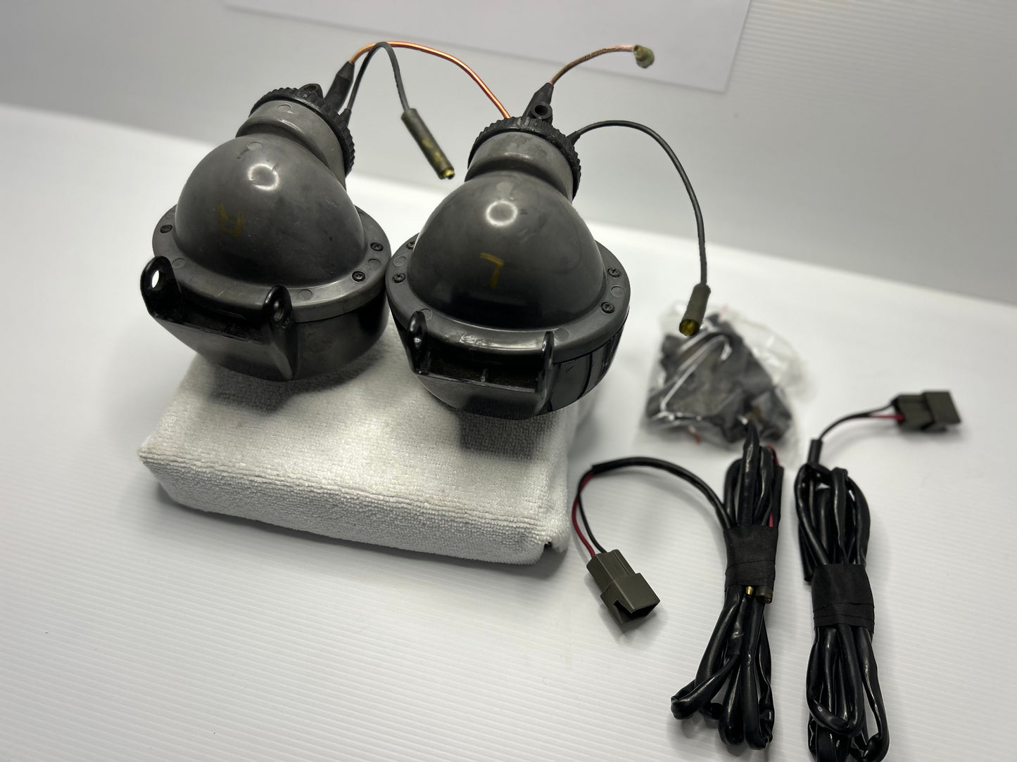 Genuine Option Fog Lights R32 GT-R 180sx S13 - Clear Lens