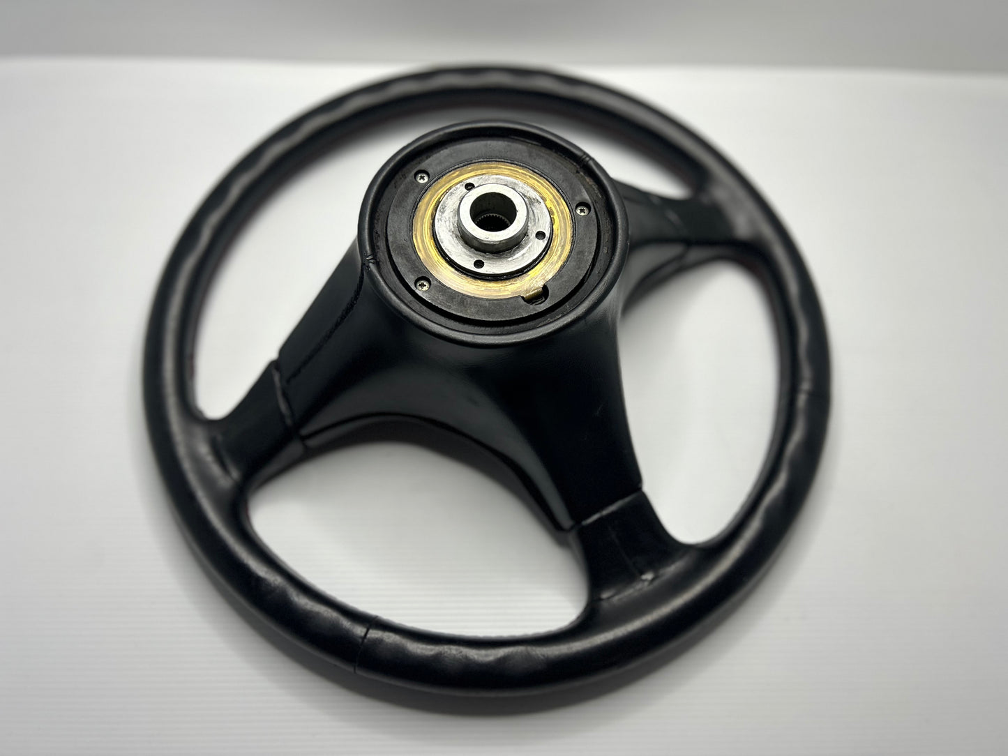 WRX GC8 Sti Nardi Leather Steering Wheel - Red Stitch