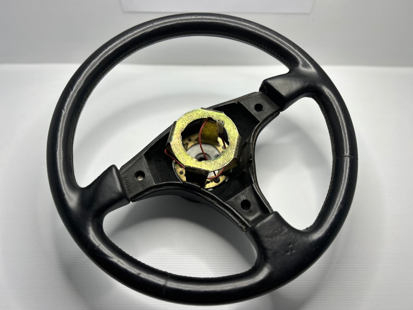 WRX GC8 Nardi Leather Steering Wheel - Black