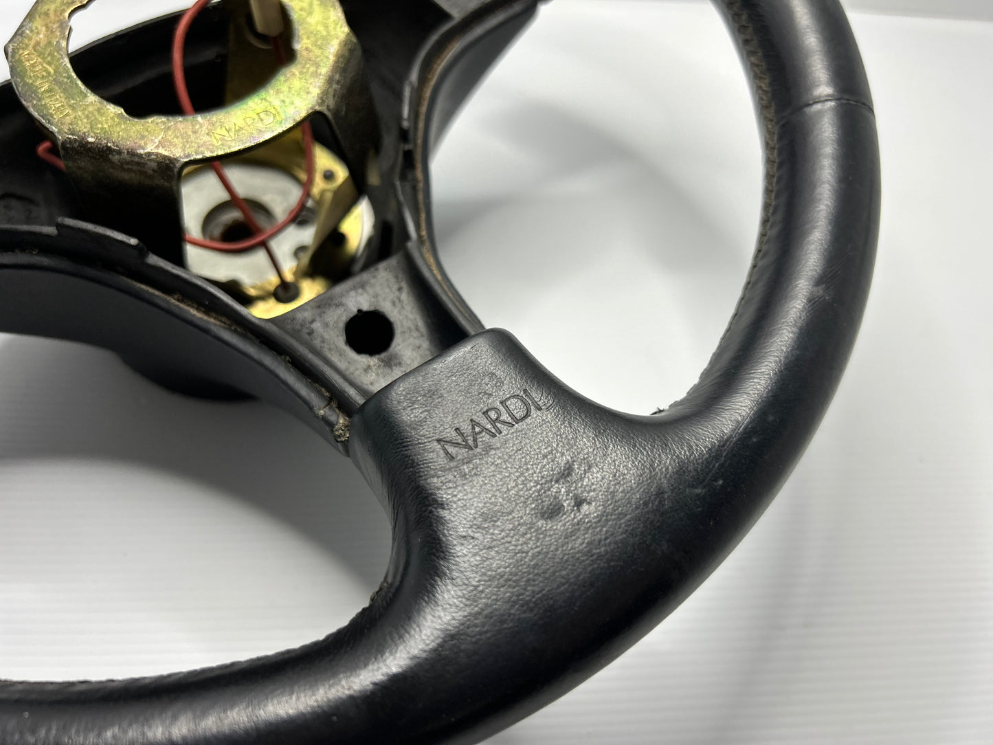 WRX GC8 Nardi Leather Steering Wheel - Black