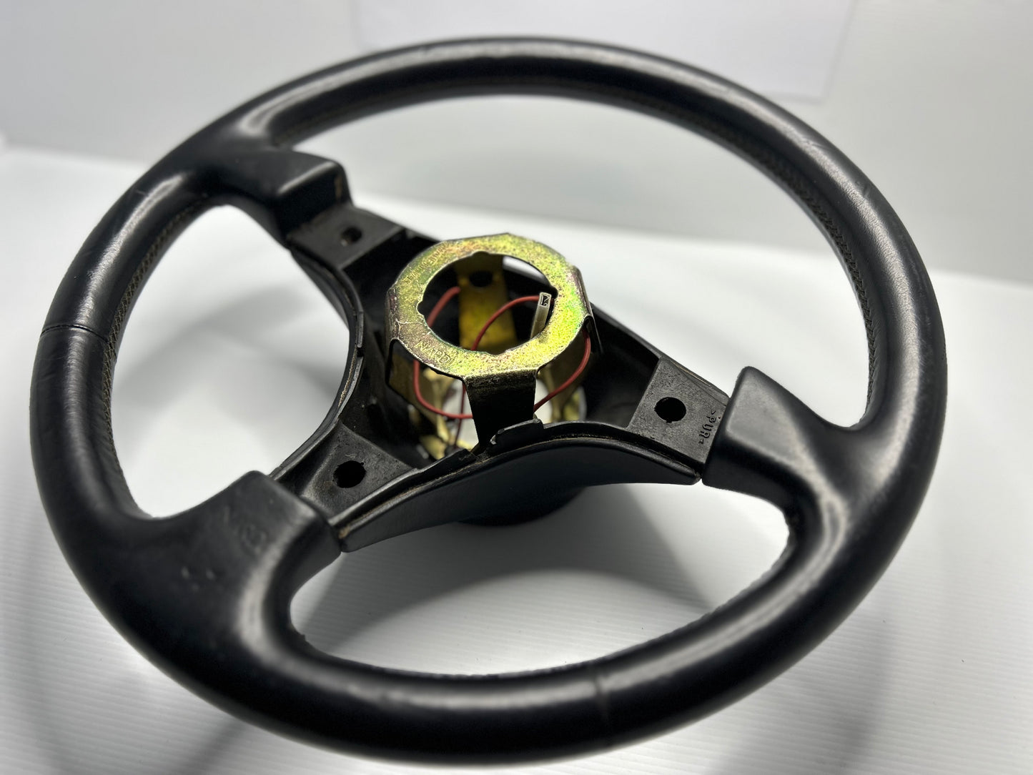 WRX GC8 Nardi Leather Steering Wheel - Black