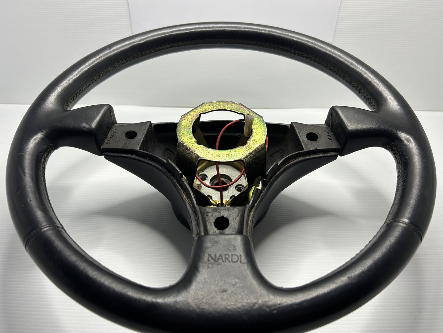 WRX GC8 Nardi Leather Steering Wheel - Black