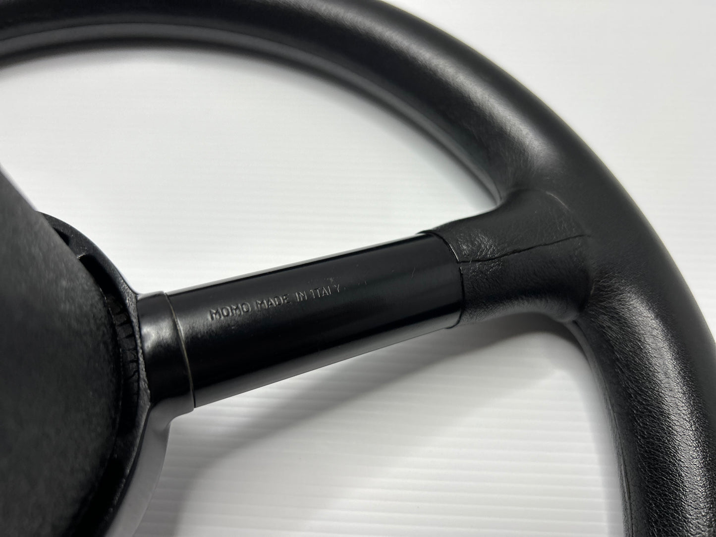 Momo Design By F.A Porsche Leather Steering Wheel - Black