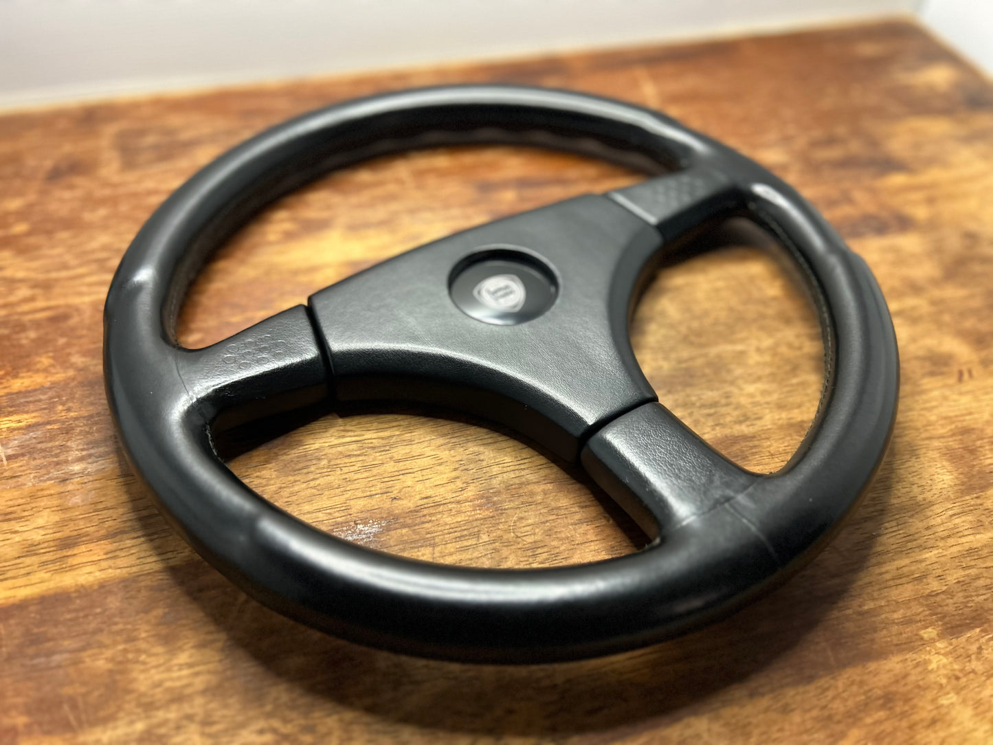 Lancia Delta HF Integrale Evoluzione MOMO Leather Steering Wheel - Black