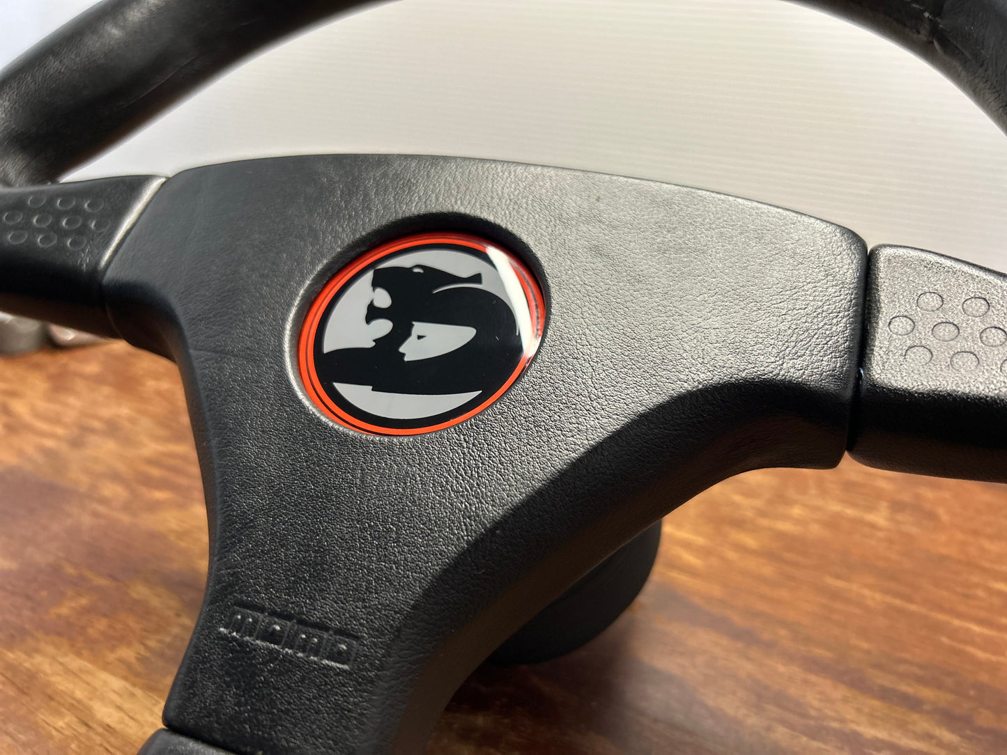 VL Group A Style Steering Wheel 350mm Momo Ghibli 3 Spoke - Black