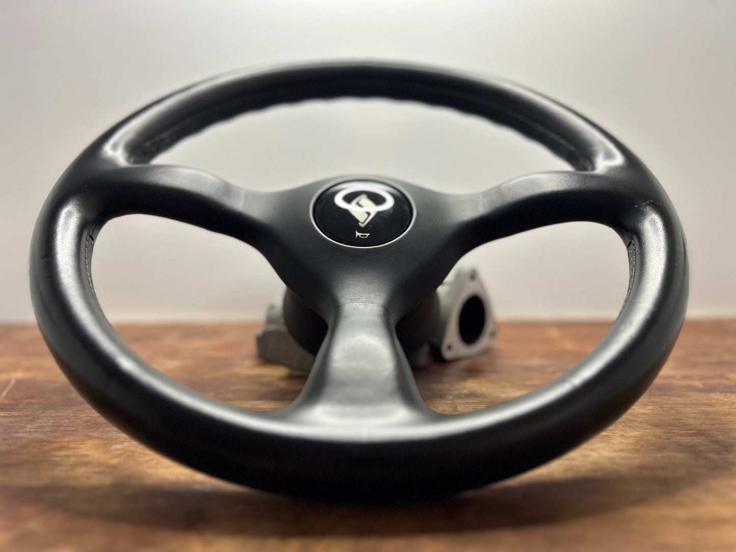 Nissan Skyline R32 GTS-T Series 1 Leather Steering Wheel - Black