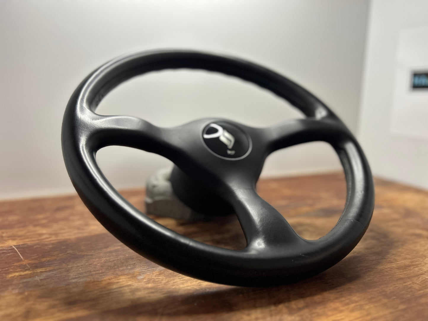 Nissan Skyline R32 GTS-T Series 1 Leather Steering Wheel - Black