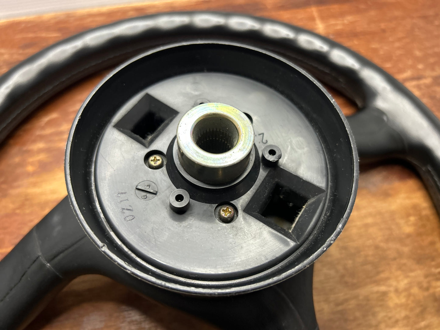 Nissan Skyline R32 GTS-T Series 1 Leather Steering Wheel - Black