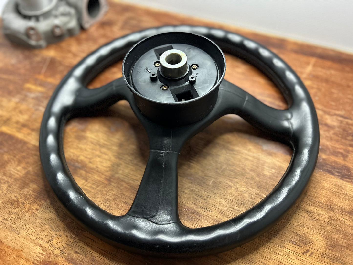 Nissan Skyline R32 GTS-T Series 1 Leather Steering Wheel - Black