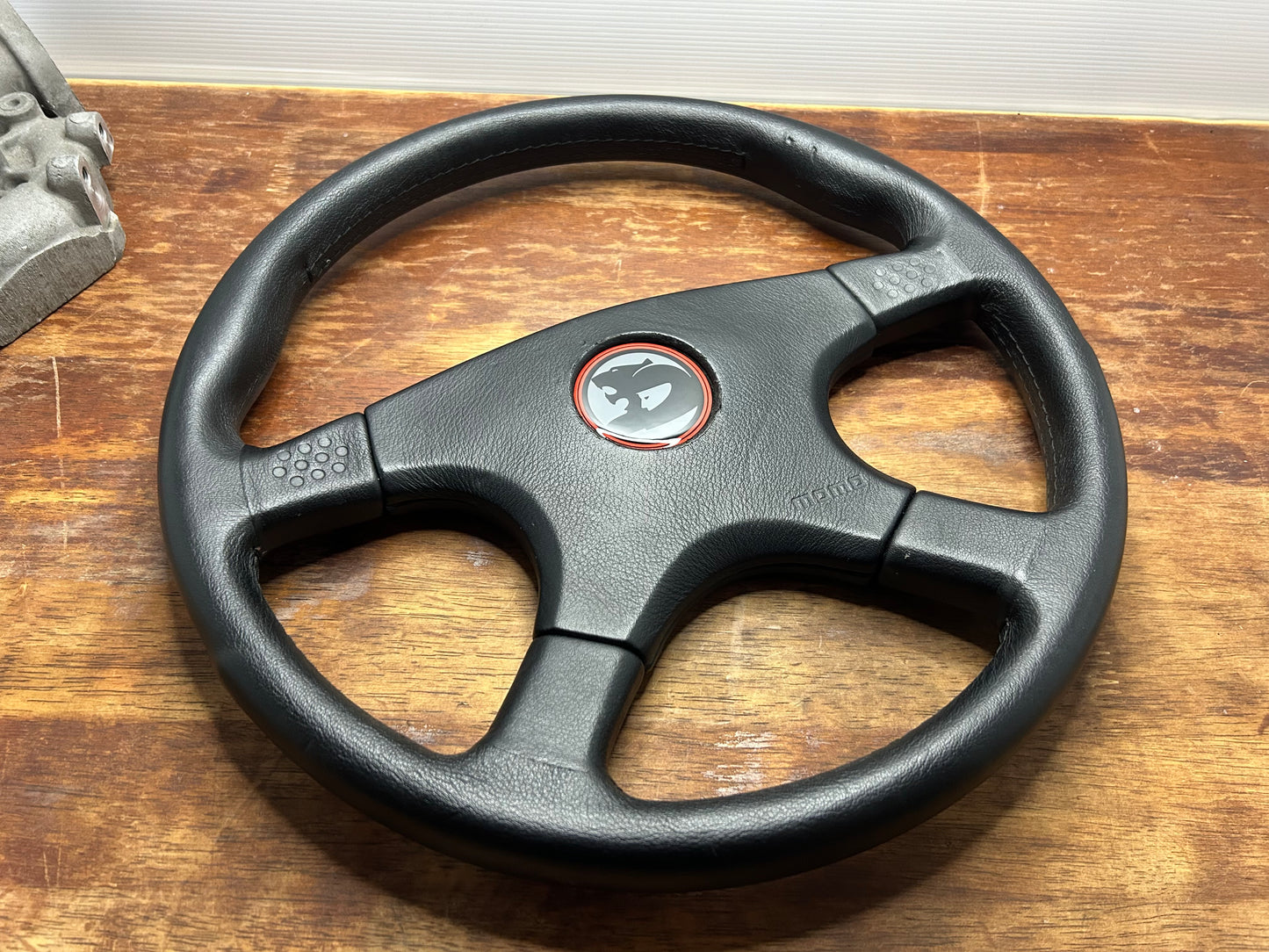 VN Group A Style Steering Wheel 360mm Momo Ghibli 4 Spoke - Black