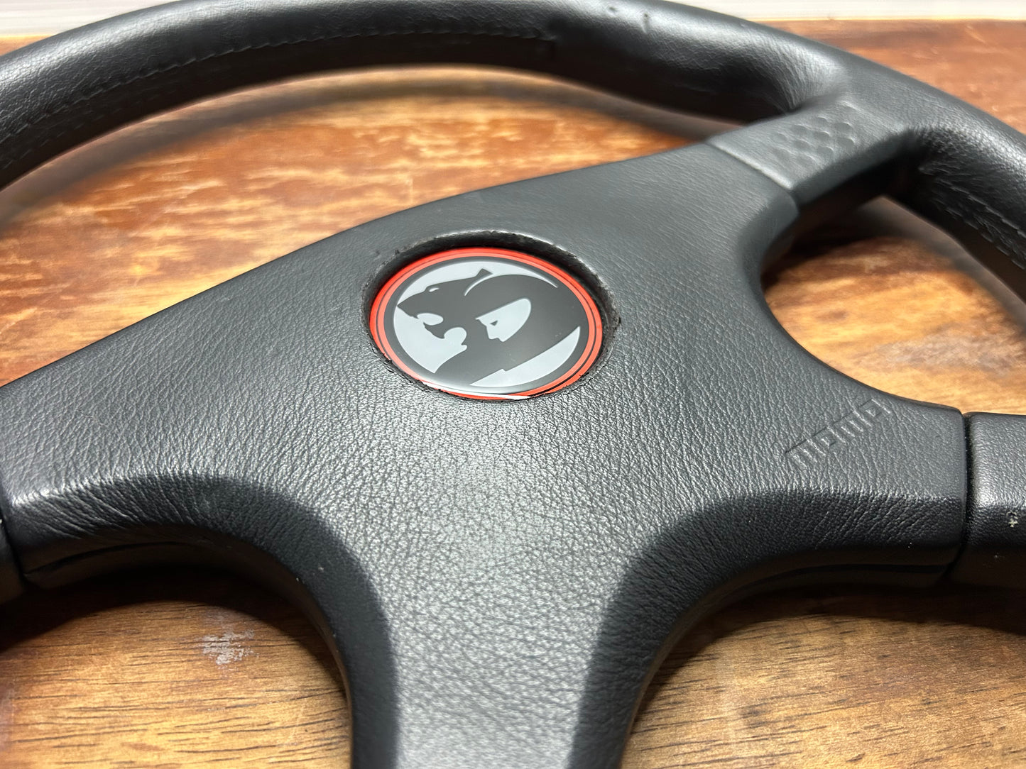 VN Group A Style Steering Wheel 360mm Momo Ghibli 4 Spoke - Black