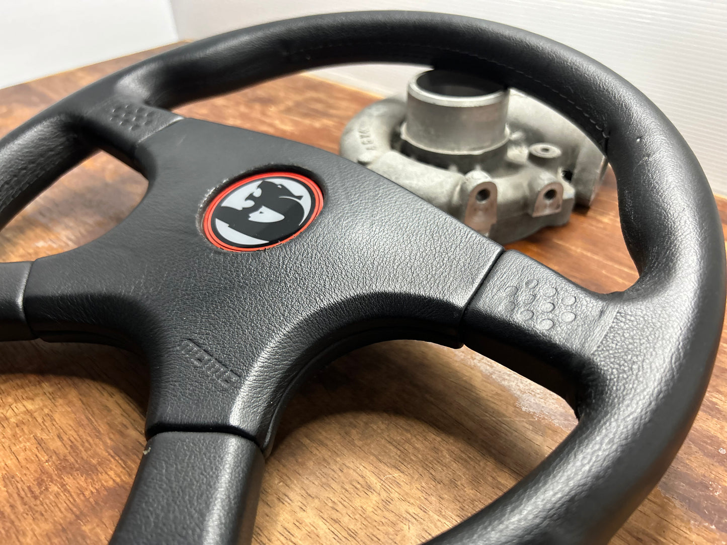 VN Group A Style Steering Wheel 360mm Momo Ghibli 4 Spoke - Black