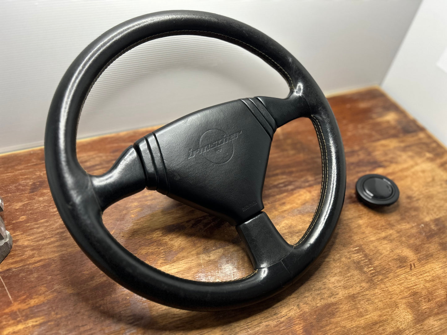 MOMO Irmscher Leather Steering Wheel 360mm - Black