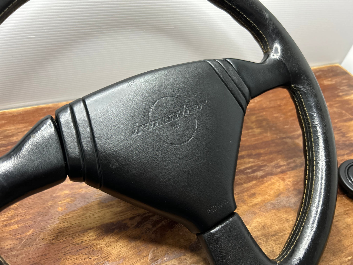 MOMO Irmscher Leather Steering Wheel 360mm - Black