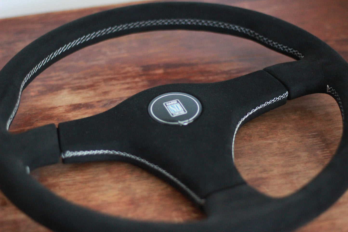 Nardi Gara 3 Leather Steering Wheel - Black