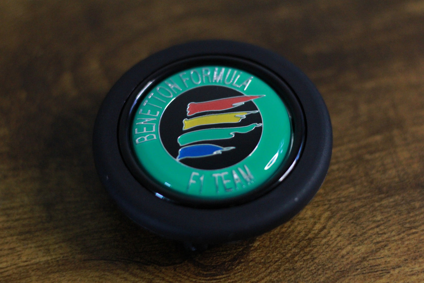 Benetton F1 MOMO Horn Button - Harlequin