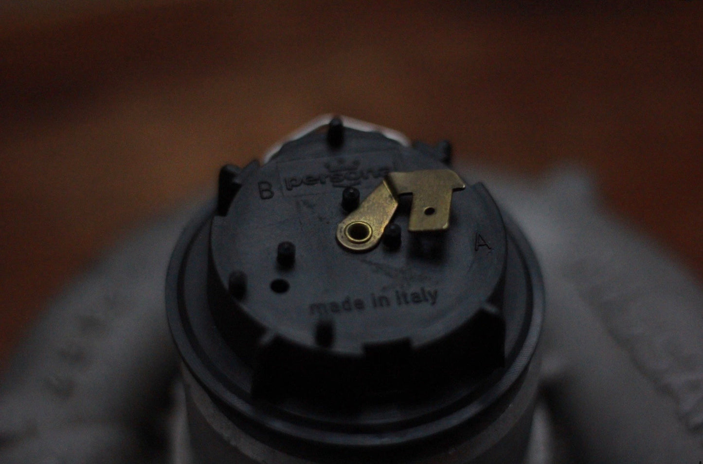Genuine Tomei Horn Button made by Nardi Personal - Black