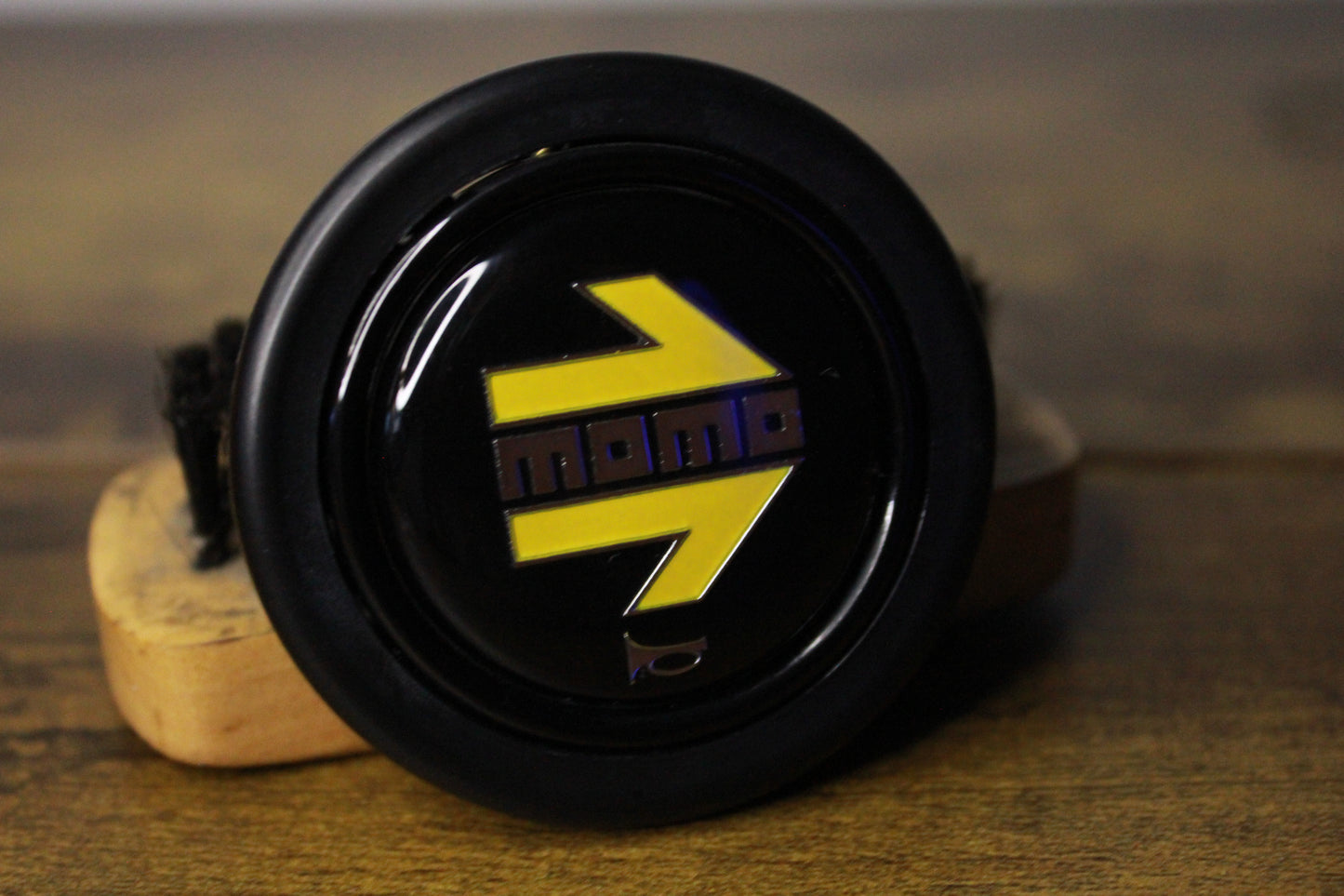 New Old Stock Momo Cavallino 3 Leather Steering Wheel 350mm - Black