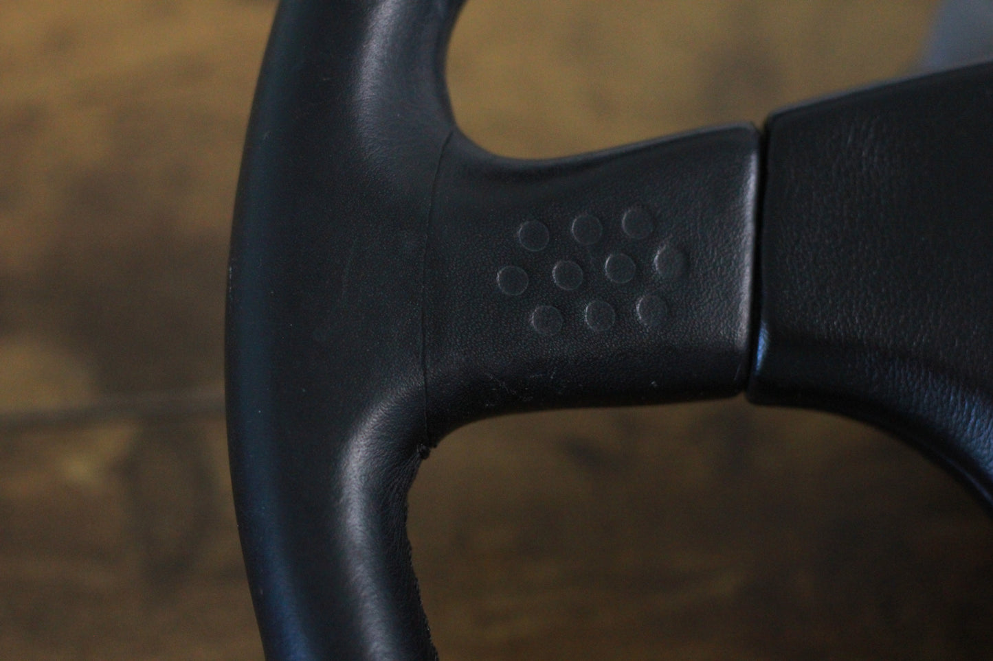 VN Group A Style Steering Wheel 350mm Momo Ghibli 4 Spoke - Black 93