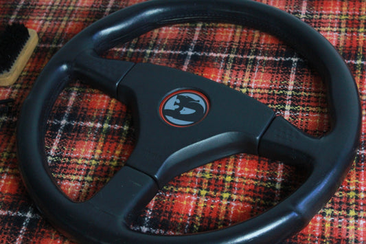 MOMO Ghibli 3 VL Walkinshaw HSV Style 360mm Steering Wheel & Horn Pad - Black/Leather