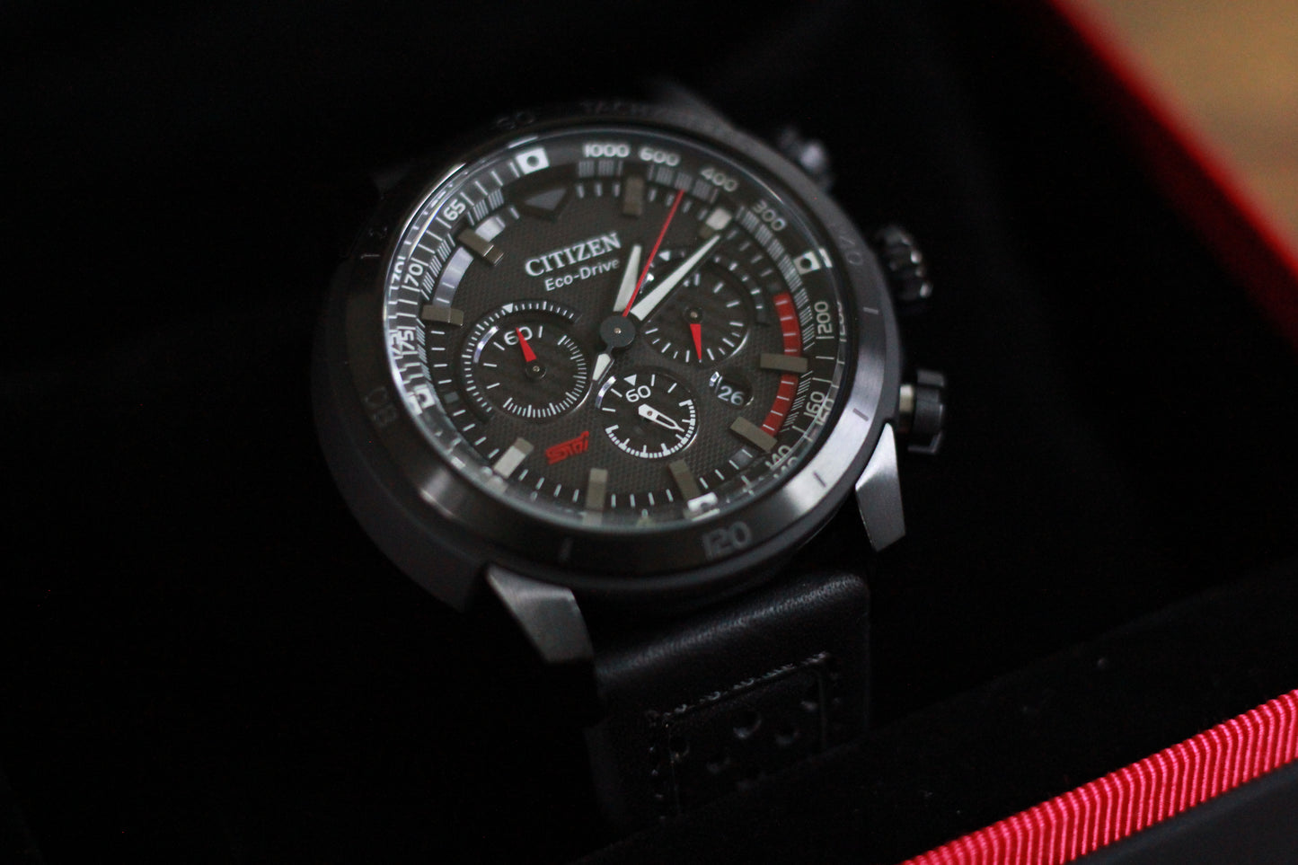 Citizen Eco-Drive X Subaru STi Sports Chronograph 2026 Limited Edition STSG26100010