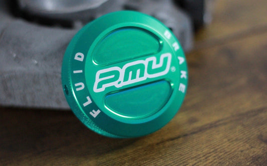 Project Mu Brake Master Cylinder Cap Cover - Green ACC-TC18