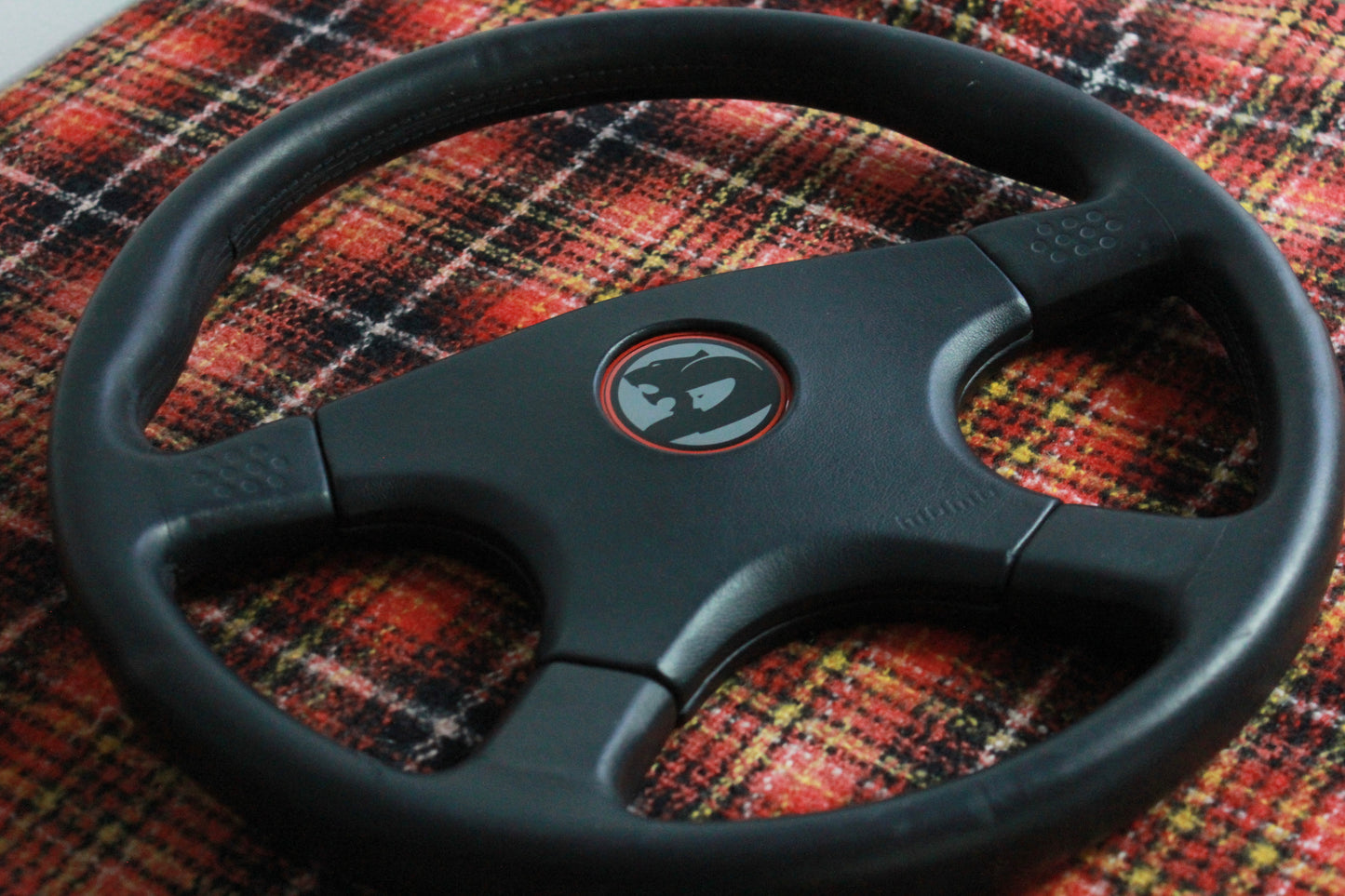 VN Group A HSV Style Steering Wheel 350mm Momo Ghibli 4 Spoke - Black
