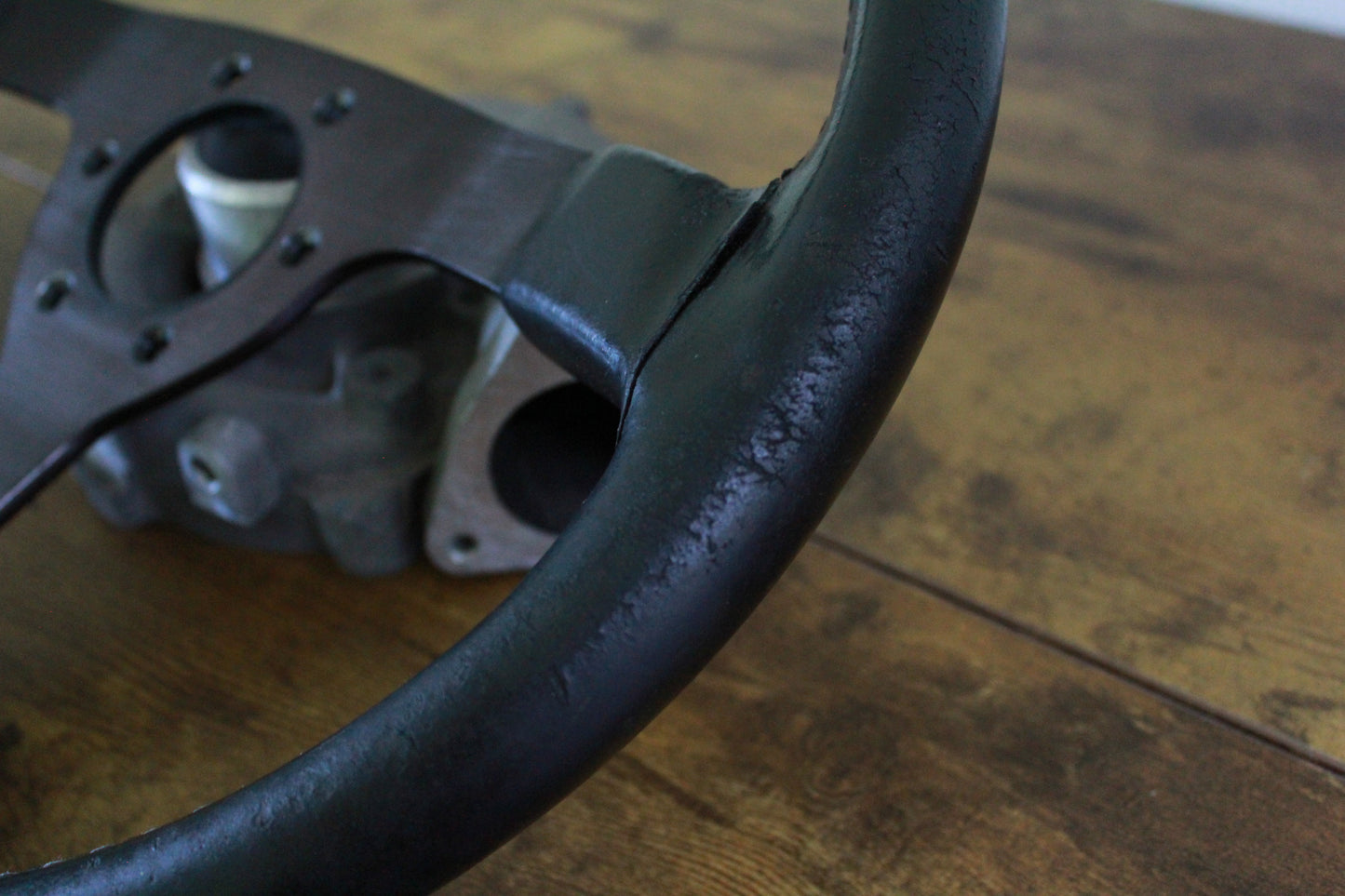 Genuine Nismo 365A Leather Steering Wheel - Black