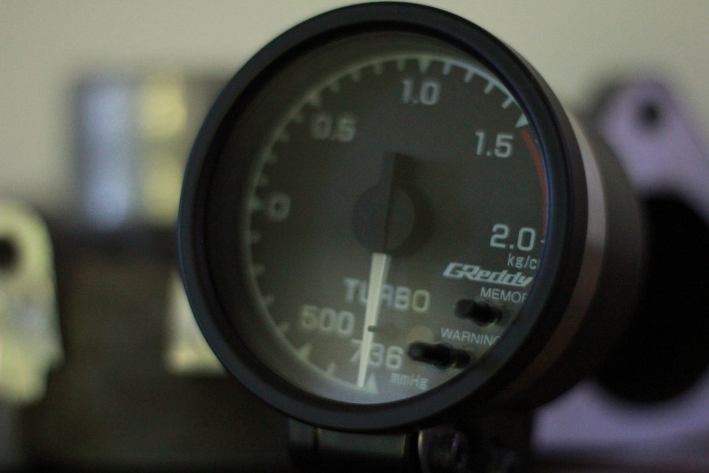 GREDDY DATA LINK 60mm Electronic Boost Gauge Kit - Black Face