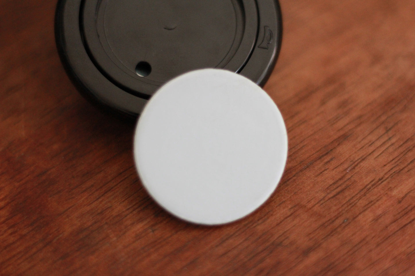 Genuine Vintage Trust Horn Button - Black / Gold