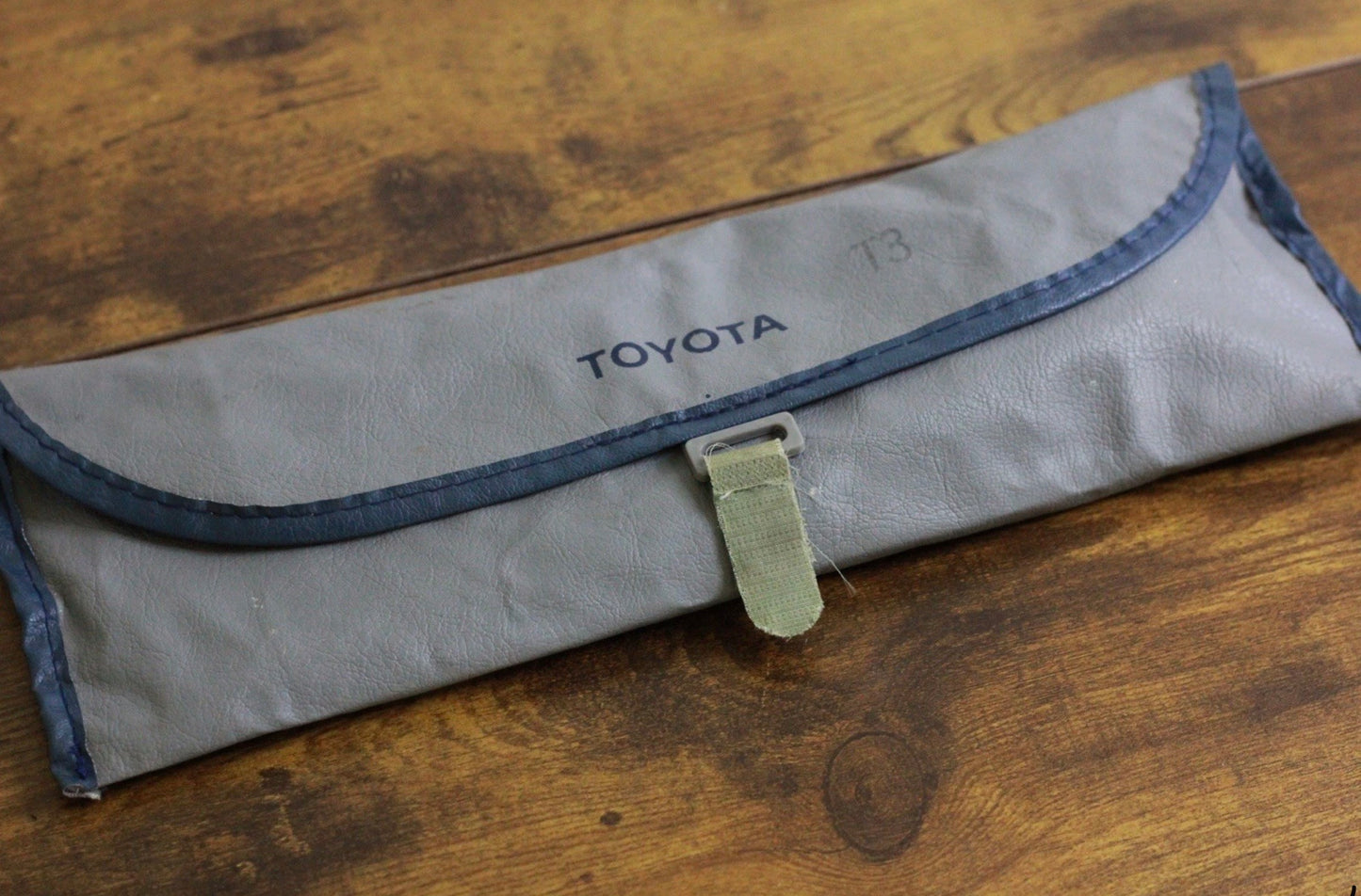 Genuine Vintage Toyota Tool Kit with Bag - Grey / AE86