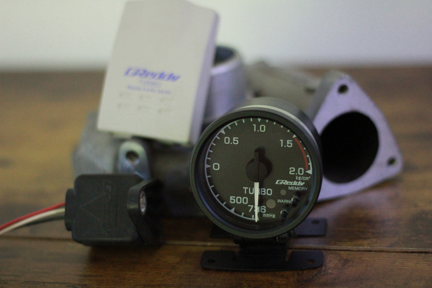 GREDDY DATA LINK 60mm Electronic Boost Gauge Kit - Black Face