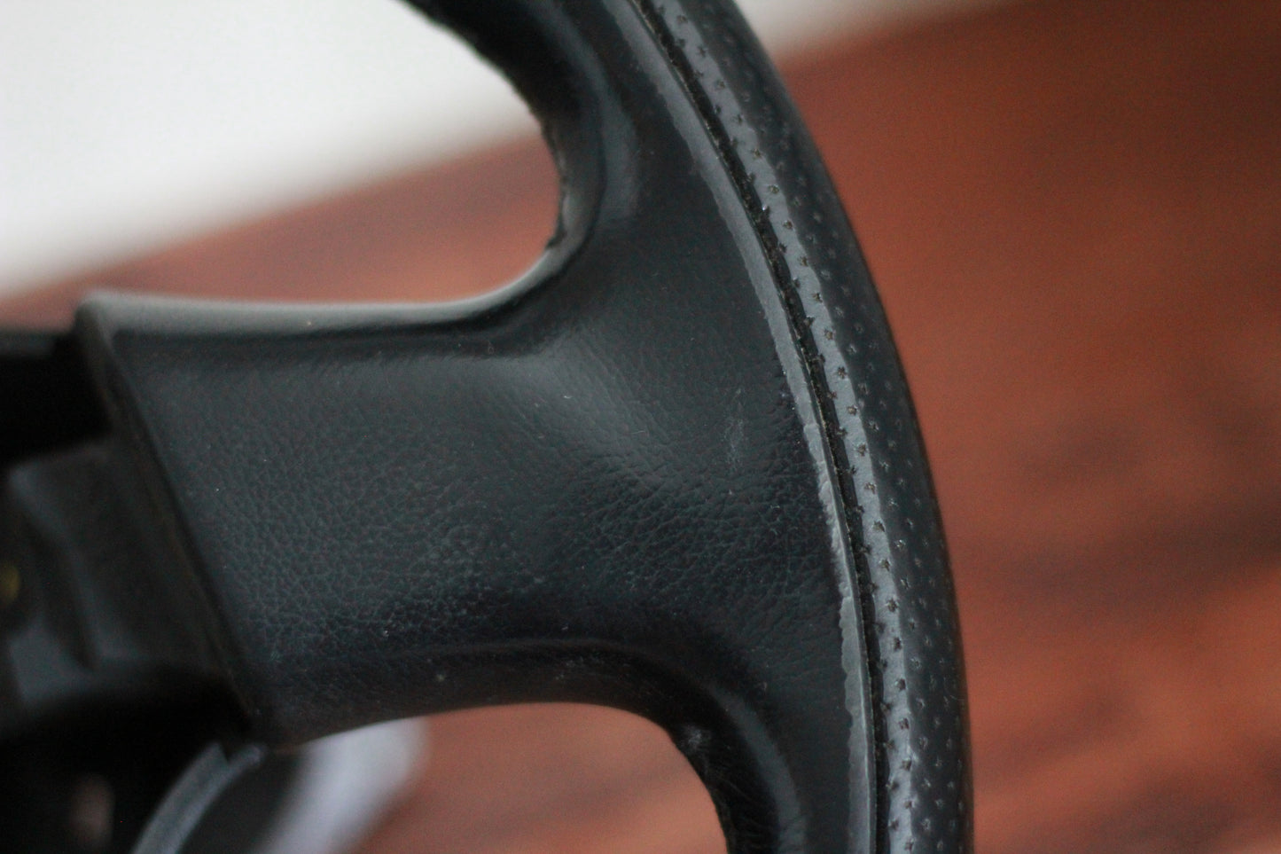 GDA / BL5 WRX MOMO Leather Steering Wheel - Black