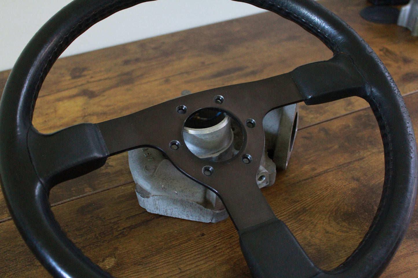 Genuine Nismo 365A Leather Steering Wheel - Black