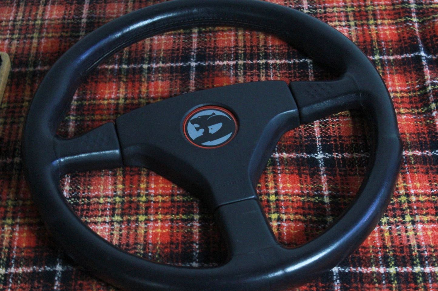 MOMO Ghibli 3 VL Walkinshaw HSV Style 360mm Steering Wheel & Horn Pad - Black/Leather