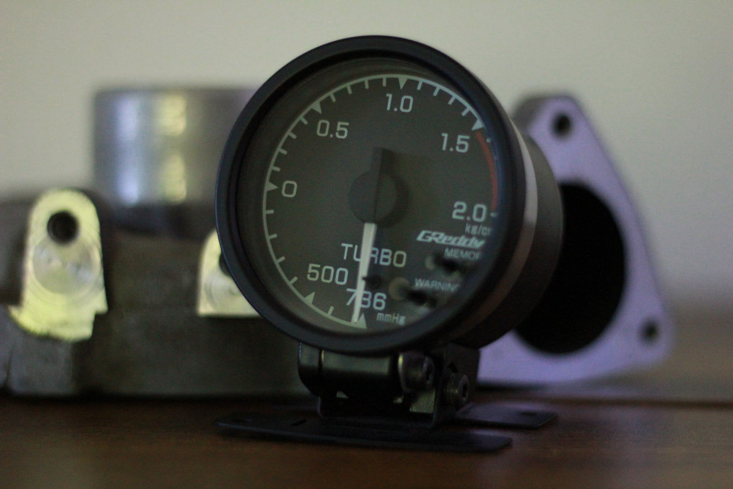 GREDDY DATA LINK 60mm Electronic Boost Gauge Kit - Black Face