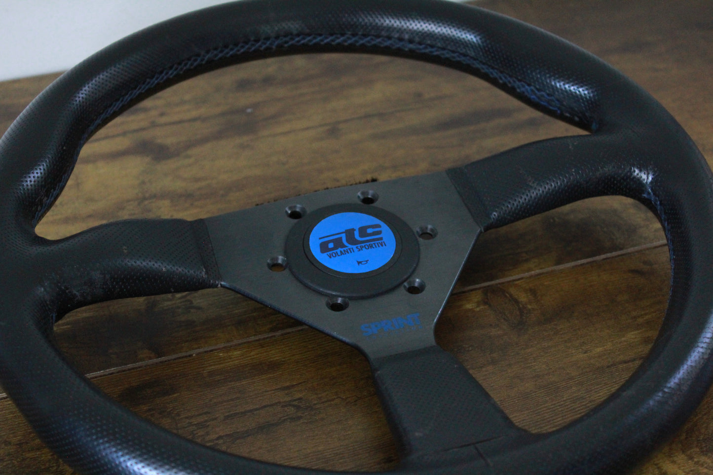 ATC Sprint Perforated Leather Steering Wheel 350mm - Black