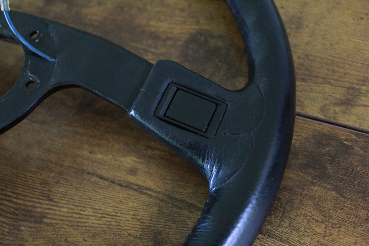 Genuine Nismo 365A Leather Steering Wheel - Black