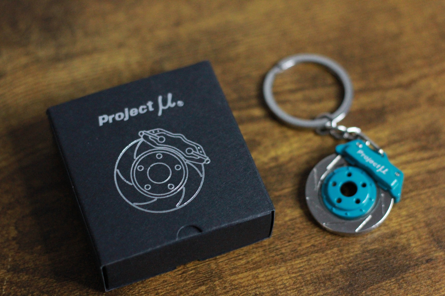 Steel Project Mu Brake Key Chain - Blue